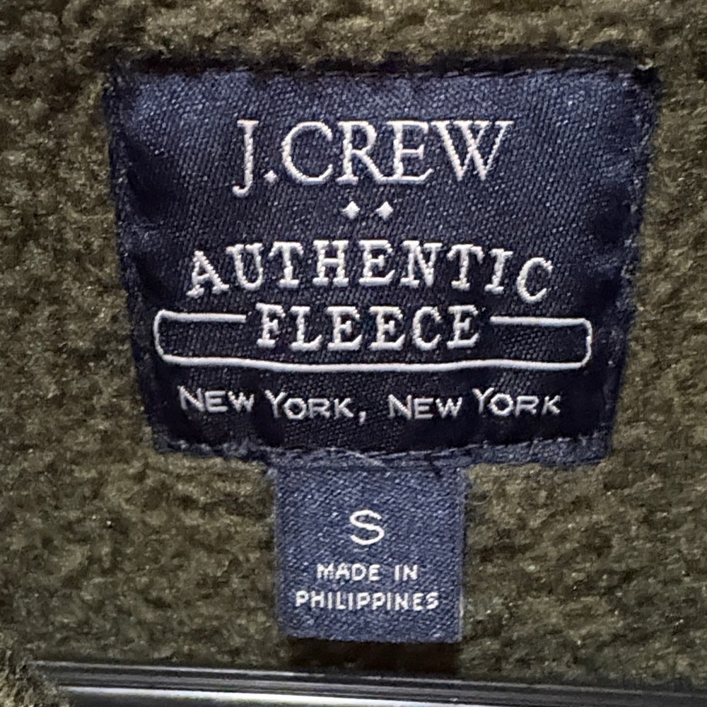 J. Crew Factory Olive Zip-Up Sweater - Picture 3 of 3